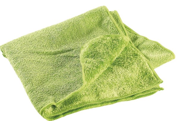 serviette de sport en microfibres double face super absorbant doux 80 x 40 cm vert semptec