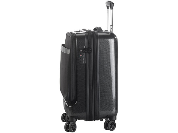 Valise trolley 30 L avec compartiment ordinateur, ports USB et cadenas