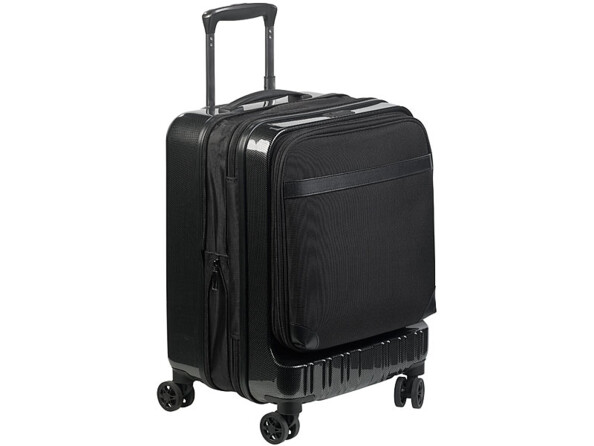 Valise trolley 30 L avec compartiment ordinateur, ports USB et cadenas