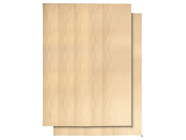 2 voiles d'hivernage XXXL réutilisables coloris beige posés à plat