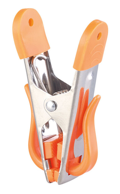 20 pinces à linge avec clips de suspension extérieurs et soft grip, 5 coloris