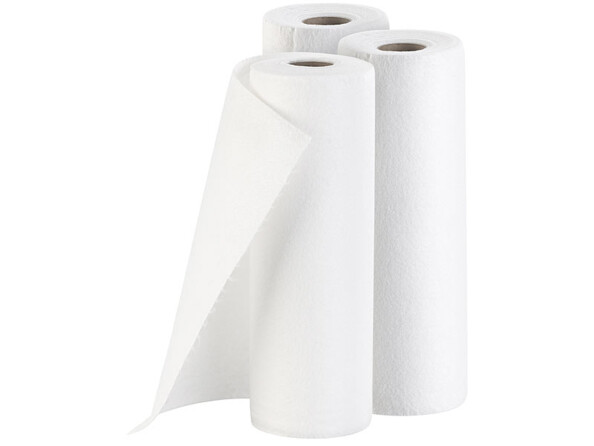 3 rouleaux d'essuie-tout en bambou