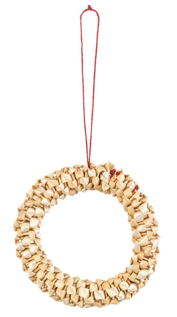 44 décorations de Noël en paille