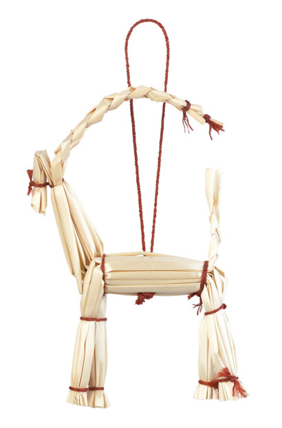 44 décorations de Noël en paille