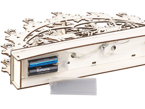 Compartiment à piles de l'arche de Noël