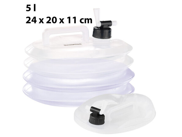 Bidons pliables à robinet – 5, 10 et 15 L