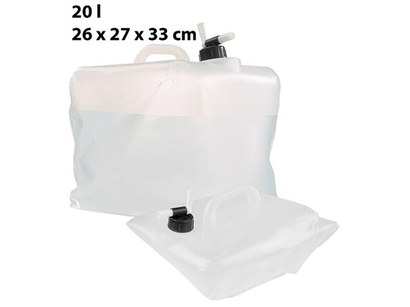 Bidons pliables à robinet – 5, 10, et 20 L