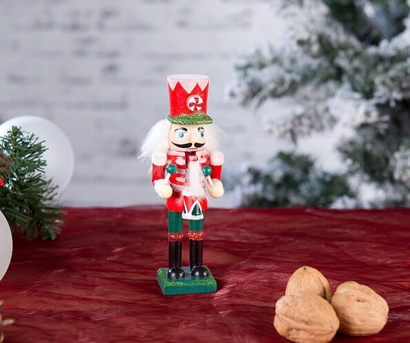 Casse-noisettes décoratif "Tambour" 15 cm