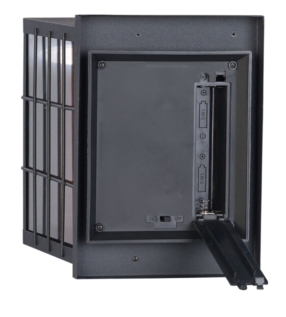 2 mini cheminées décoratives avec effet flamme réaliste - USB ou piles