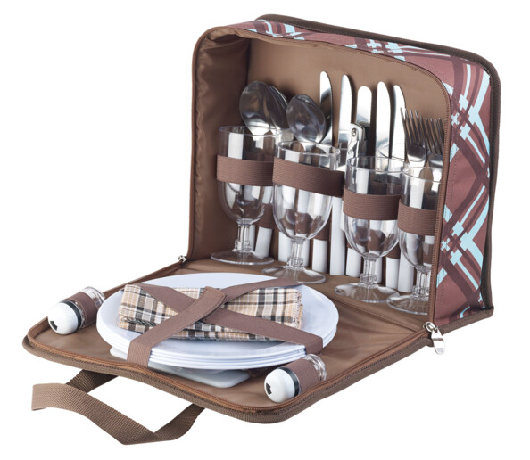 Sac avec tous les couverts et ustensiles pour votre pique-nique