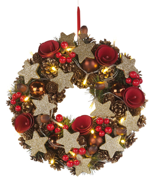 Décoration traditionnelle de Noël à LED