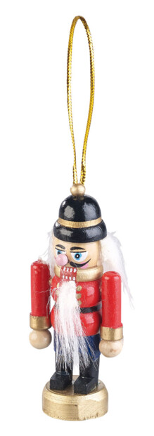 Ensemble de 6 figurines en bois "Casse-Noisette" pour sapin de Noël