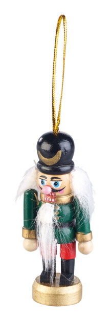 Ensemble de 6 figurines en bois "Casse-Noisette" pour sapin de Noël