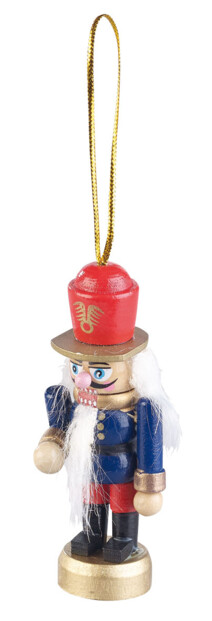 Ensemble de 6 figurines en bois "Casse-Noisette" pour sapin de Noël