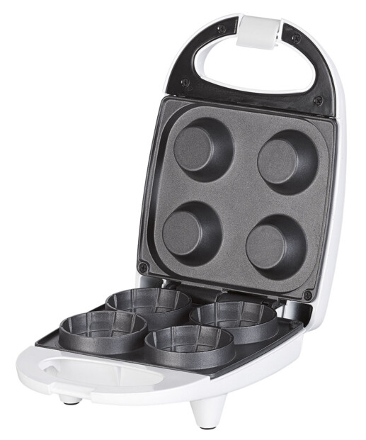 Gaufrier pour 4 mini-coupelles à glace en gaufrette - 520 W Rosenstein & Söhne