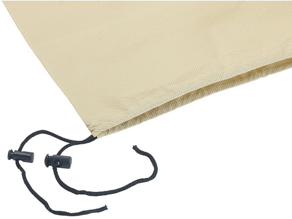 Vue sur le systeme de fermeture du sac d'hivernage