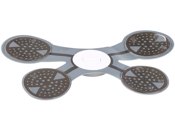 Lot d’électrostimulateurs EMS, 2 x 2 patchs et 1 x 4 patchs, 6 programmes