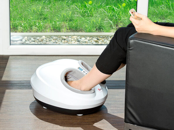 Masseur pour pieds avec fonction chauffage et souffle d'air 3D