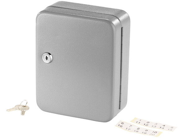 Mini armoire à clés en acier pour 20 clés