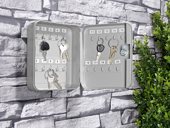 Mini armoire à clés en acier pour 20 clés