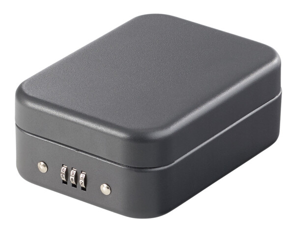 mini coffre fort de voyage en acier avec serrure à code pour bijoux et argent en voyage