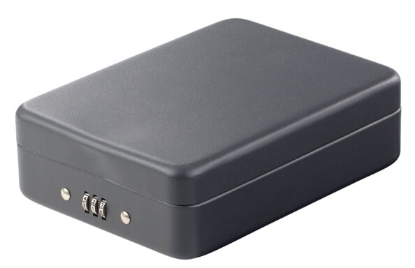 mini coffre fort de voyage en acier avec serrure à code pour bijoux et argent en voyage capacité 1l