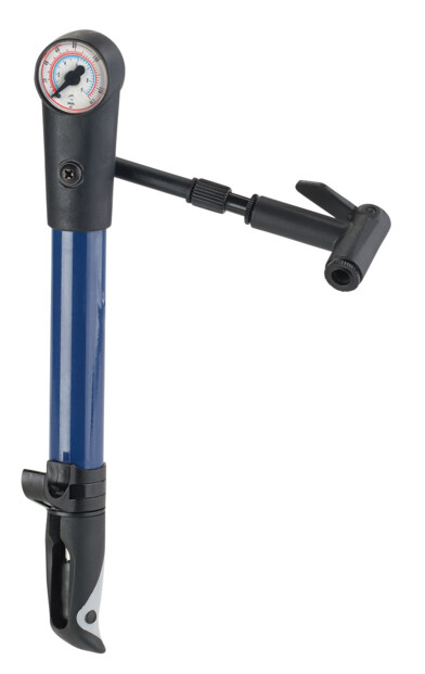 Mini pompe à vélo avec manomètre 9 bar et support pour cadre