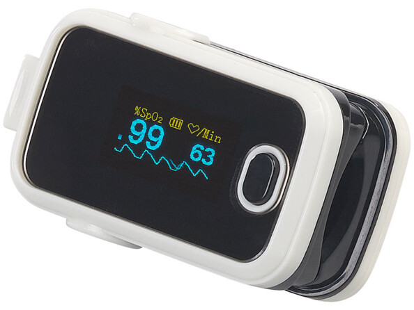 Oxymètre de pouls USB à écran couleur OLED