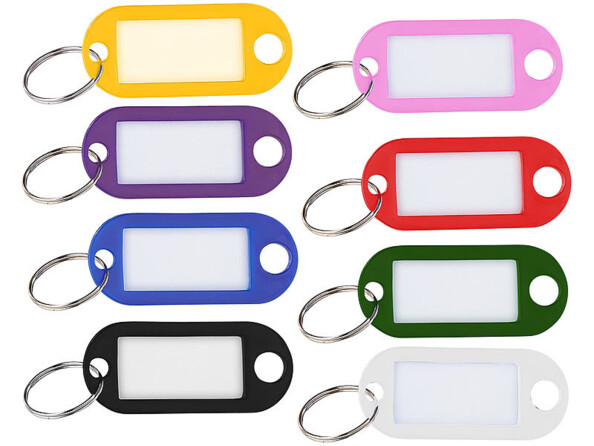 Porte-clés avec étiquettes personnalisables - x480