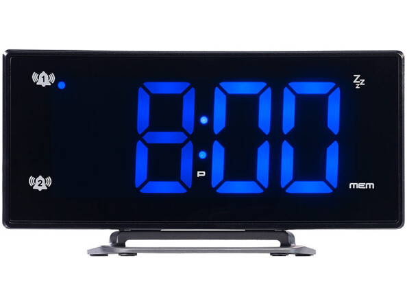 Radio reveil avecc affichage bleu
