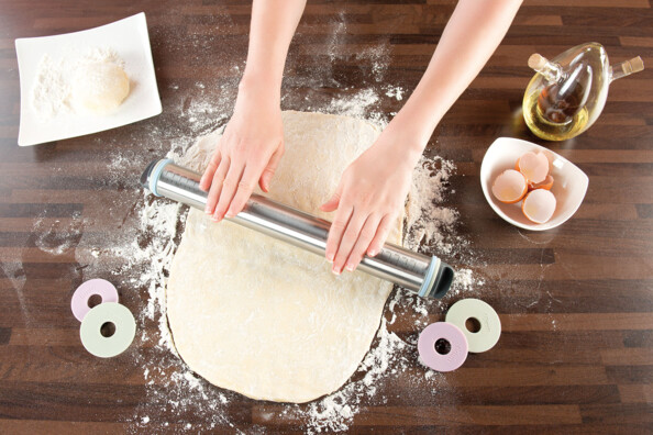 Rouleau à pâtisserie 35 cm à hauteur ajustable