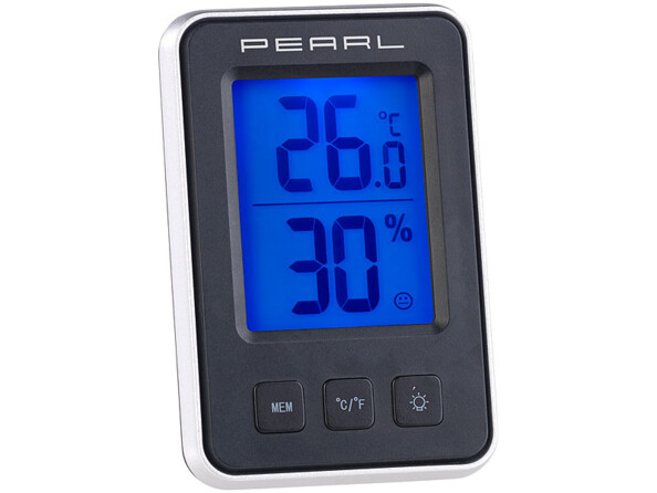Thermomètre / hygromètre numérique avec grand écran LCD lumineux