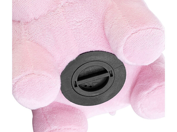Tirelire cochon sonore en peluche