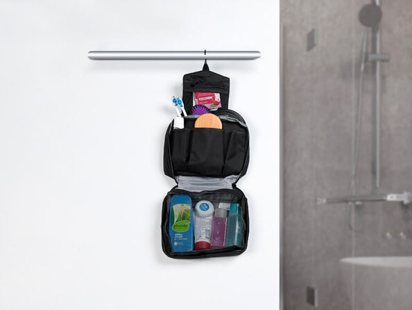 Trousse de toilette 6 compartiments avec crochet