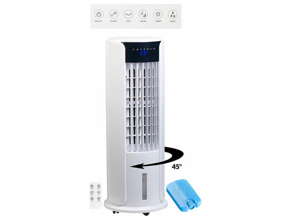 Ventilateur colonne avec rafraîchisseur et humidificateur VT-520. Oscillant