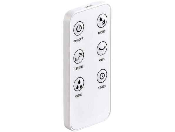 Ventilateur colonne avec rafraîchisseur et humidificateur VT-520. Télécommande