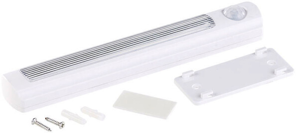 2 lampes de placard sans fil à LED avec détecteur - 25 lm - Blanc