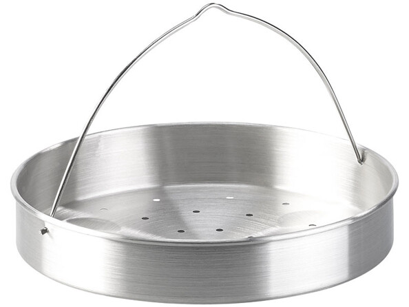 Accessoires de cuisson vapeur avec couvercle en verre, panier à étuver et support