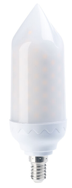 4 ampoules LED effet flamme E14 / 5 W / 304 lm