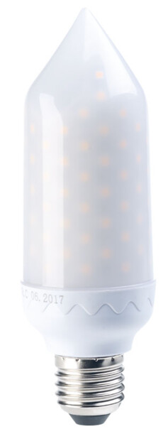 4 ampoules LED effet flamme E27 / 5 W / 304 lm / A+