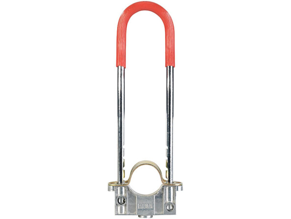 Antivol en U à longueur réglable jusqu'à 24 cm, en acier 10 mm
