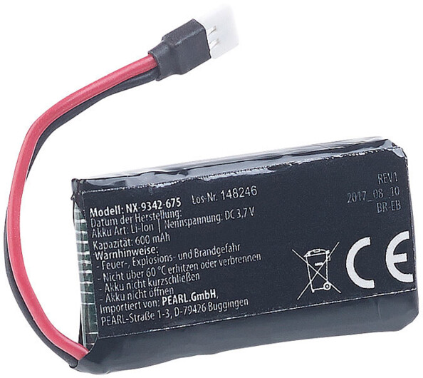 Batterie supplémentaire 600 mAh pour quadricoptère GH-40.sbs