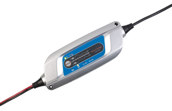 Chargeur de batterie auto 12 V/5 A Lescars. Pour batteries 10 - 120 Ah.