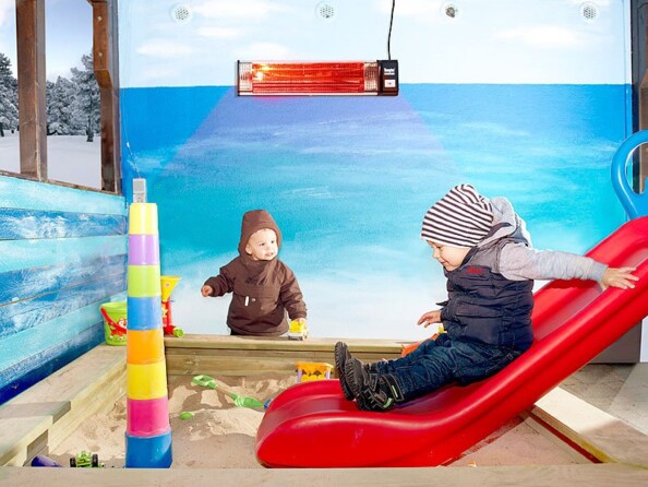 Chauffage radiant infrarouge d'extérieur ''RA-15.gl'' 1500 W