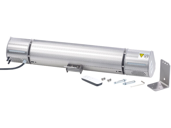 Chauffage radiant int./ext. 2000W avec LED RGB et HP sans fil