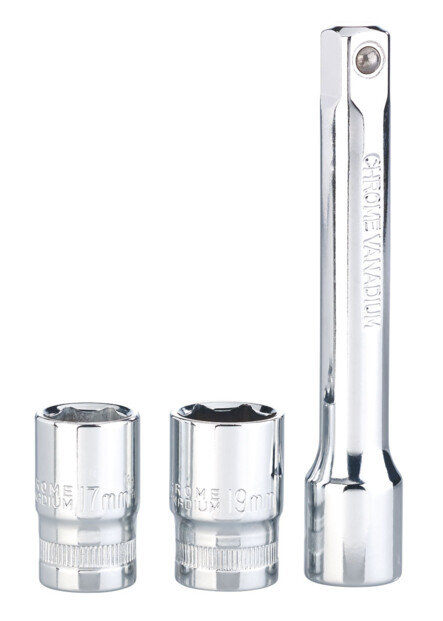 Clé dynamométrique professionnelle 28 – 210 Nm avec douilles et rallonge