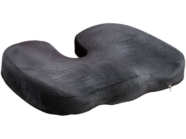 Coussin à mémoire de forme.Idéal pour de longs voyages en voiture ou au bureau