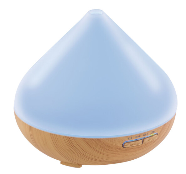 Diffuseur de parfum et humidificateur d'air 300 ml à LED couleur - Dôme