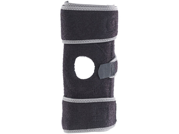 Genouillère universelle pour genou gauche ou droite avec ajustement par bandes scratch