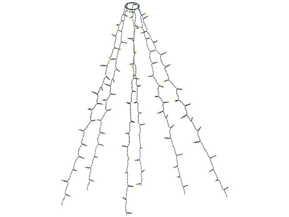 Guirlande lumineuse 6 fils de 40 LED chacun